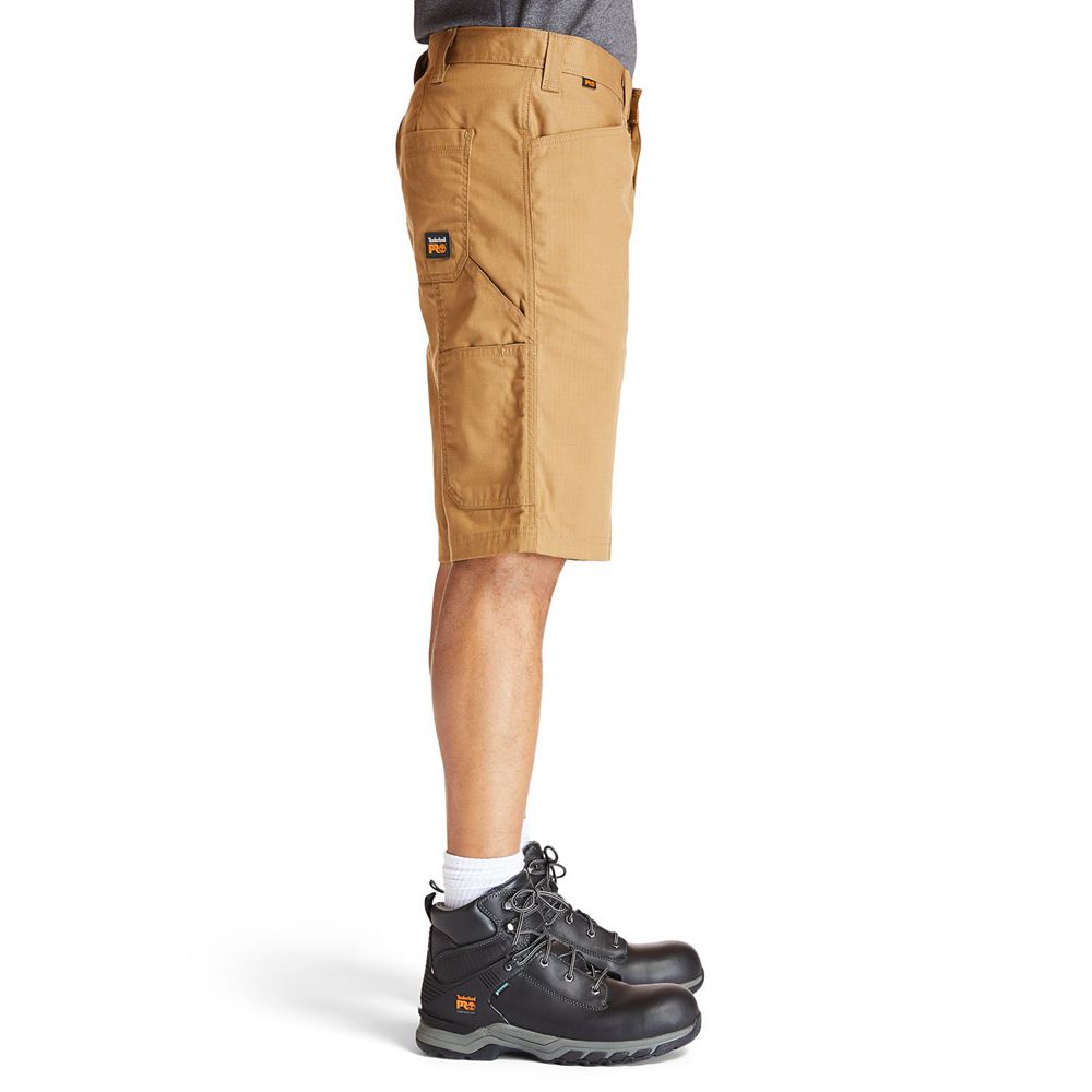 Pantalones Cortos Timberland Hombre Pro® Work Warrior Ripstop Utility Marrones - Chile BYZ-927450